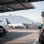 Estacionamiento techado aeropuerto Monterrey